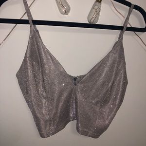 Windsor Sparkly Cropped Tank